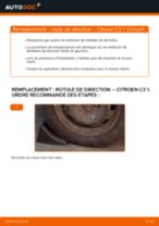 Quand changer Rotule de barre de connexion CITROËN C3 I (FC_) : manuel pdf