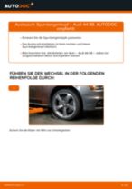 Empfehlungen des Automechanikers zum Wechsel von AUDI Audi A4 B8 1.8 TFSI Querlenker