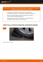 Come cambiare Silent block ponte VW Golf 6 - manuale online