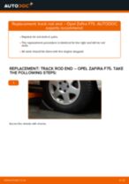 Opel Zafira Repair Guide Step By Step Manuals And Video Tutorials