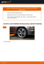 Kuinka vaihtaa raidetangon pää Audi A4 B8-autoon – vaihto-ohje