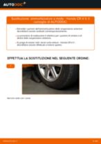 HONDA FR-V (BE) Pompa Acqua + Kit Cinghia Distribuzione sostituzione: tutorial PDF passo-passo