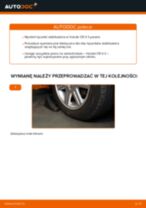 Profesjonalny poradnik wymiany produktu Łożysko koła w Twoim samochodzie Honda CR-V II 2.4 Vtec 4WD