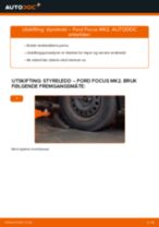 PDF veiledning for bytte: Styreledd FORD Focus II Sedan (DB_, FCH, DH)