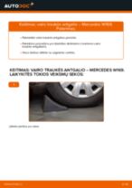Automechanikų rekomendacijos MERCEDES-BENZ Mercedes W169 A 150 1.5 (169.031, 169.331) Pasukimo trauklė keitimui