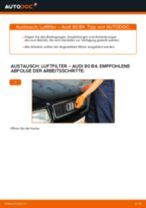 Hochwertige Kfz-Reparaturanweisung für Bremszylinder AUDI