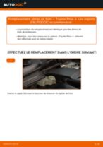 Le guide professionnel de remplacement pour Disques De Frein sur votre Toyota Prius 2 1.5 (NHW2_)