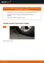 Gofruotoji Membrana Vairavimas keitimas: pdf instrukcijos VW LUPO