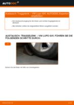 Hauptbremszylinder wechseln VW LUPO: Werkstatthandbuch