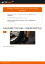 PDF med trinn for trinn-veiledning for bytte av Audi Q7 4L Bærebru
