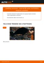 DIY-manual for utskifting av Termostat i AUDI A4 2021