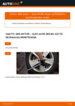 Online-ohjekirja, kuinka vaihtaa Kallistuksenvaimennin VW LT 46 Van -malliin