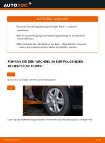 Wie der Wechsel durchführt wird: Koppelstange 1.6 (L69) Opel Astra H Limousine tauschen