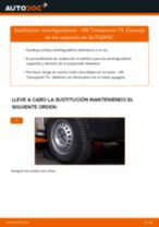 Cambiar Amortiguadores VW TRANSPORTER: manual de taller