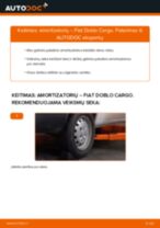 FIAT gale ir priekyje Amortizatorius keitimas pasidaryk pats - internetinės instrukcijos pdf