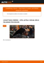 Automekaniker anbefalinger for udskiftning af OPEL Opel Astra H Sedan 1.7 CDTi (L69) Bremsekaliber