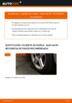 Cómo cambiar: cojinete de rueda de la parte delantera - Audi A4 B7 | Guía de sustitución