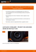 Auswechseln Stabibuchsen PEUGEOT 406: PDF kostenlos