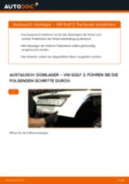 Brauchbare Handbuch zum Austausch von Domlager beim VW POLO