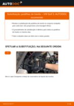 Mudar Pastilhas De Travão VW GOLF: manual técnico