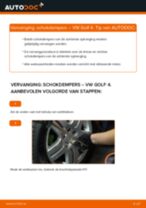 Schokdemper vóór veranderen VW GOLF: online gids