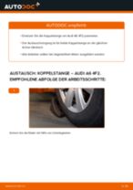 Brauchbare Handbuch zum Austausch von Bremsschläuche beim AUDI A6 2021