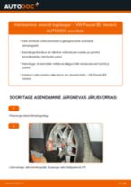 Kuidas vahetada ja reguleerida Amordi Tugilaager VW PASSAT: pdf juhend