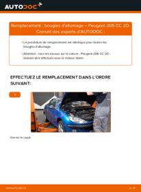 Comment effectuer un remplacement de Bougies d'Allumage sur 1.6 16V Peugeot 206 CC