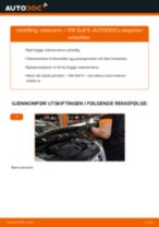 Skifte Vindusviskerarm VW GOLF: gratis pdf