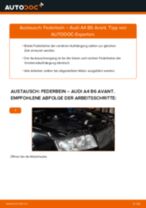 AUDI Stoßdämpfer Satz Gasdruck selber auswechseln - Online-Anleitung PDF