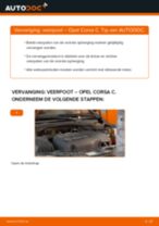 PDF handleiding voor vervanging: Schokdempers OPEL Corsa C Hatchback (X01) achter en vóór