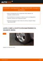 Cómo cambiar: amortiguadores de la parte trasera - Opel Zafira B A05 | Guía de sustitución