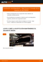 Cómo cambiar: amortiguadores de la parte trasera - Opel Corsa C | Guía de sustitución