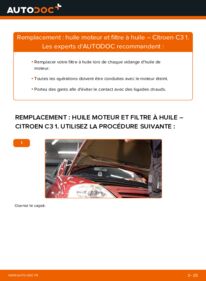 Comment effectuer un remplacement de Filtre à Huile sur 1.4 HDi Citroën C3 Phase 1