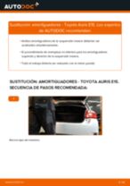 Cambio Kit amortiguadores delanteros y traseros TOYOTA bricolaje - manual pdf en línea