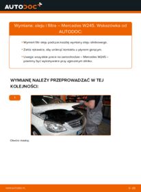 Jak Wymienić Oleju Silnikowego I Filtra W Mercedes W245 - Poradnik Naprawy