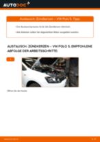Zündkerzensatz auswechseln: Online-Handbuch für VW POLO