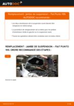 PDF manuel de remplacement: Amortisseur FIAT GRANDE PUNTO (199) arrière + avant
