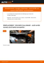 Tutoriel PDF étape par étape sur le changement de Bougies d'Allumage sur AUDI A4 (8K2, B8)