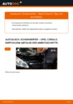 Tipps von Automechanikern zum Wechsel von OPEL Opel Corsa B 1.2 i 16V (F08, F68, M68) Scheibenwischer