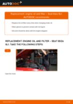 How to replace and adjust Inner track rod SEAT IBIZA: pdf tutorial