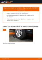 Auto mechanic's recommendations on replacing OPEL Opel Corsa D 1.2 (L08, L68) Wheel Bearing