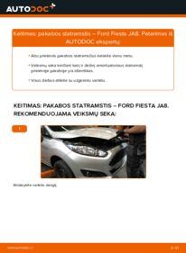 Kaip atlikti keitimą: 1.25 Ford Fiesta Mk6 Amortizatorius