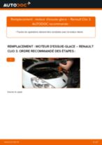 Manuel d'utilisation Renault Clio 3 1.6 16V (BR05, BR0B, BR0Y, BR15, BR1J, BR1M, BR1Y, CR0B,... pdf