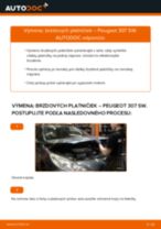 Krok za krokom příručka na opravu Peugeot 307 Kombi