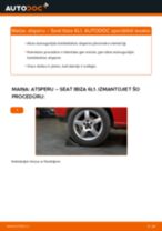 Kā mainīties Galvenais bremžu cilindrs SEAT IBIZA IV (6L1): pdf rokasgrāmata