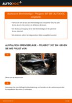 Wie Peugeot 307 SW Bremsbeläge vorne wechseln - Schritt für Schritt Anleitung