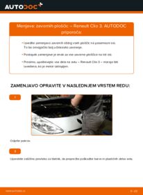 Kako izvesti menjavo: Zavorne Ploščice na 1.5 dCi Renault Clio 3