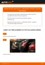 PDF replacement tutorial: Strut mount ALFA ROMEO 147 (937) rear and front
