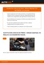 PDF manual de reemplazo: Frenos de disco NISSAN Qashqai / Qashqai +2 I (J10, NJ10) traseras y delanteras